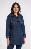 Trench avec double patte de boutonnage