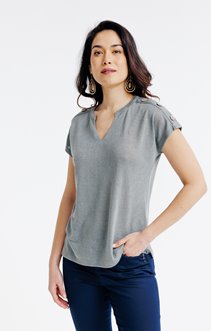 Tee-shirt uni manches courtes