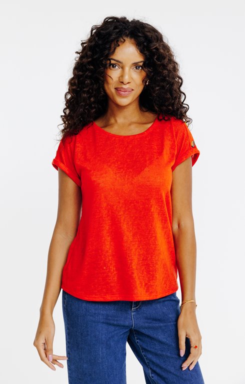 Tee-shirt uni manches courtes