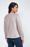 Veste en suédine non doublée