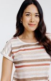 Tee-shirt rayé manches courtes