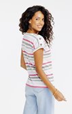 Tee-shirt rayé manches courtes