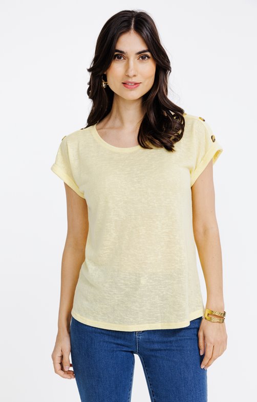 Tee-shirt uni manches courtes