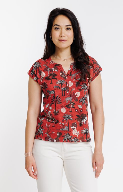 Tee-shirt imprimé manches courtes