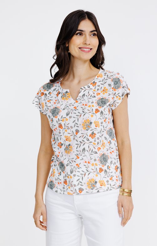 Tee-shirt imprimé manches courtes