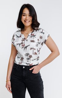 Tee-shirt imprimé manches courtes