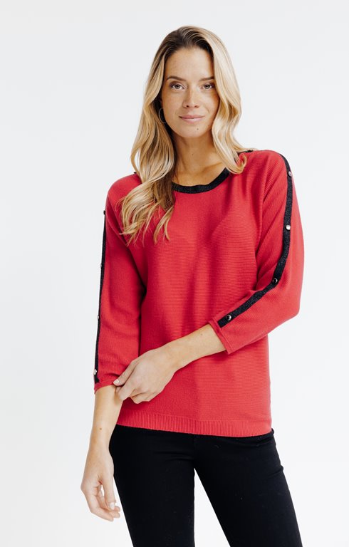 Pull bicolore