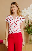 Tee-shirt imprimé cerises