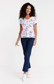 Tee-shirt imprimé coeurs