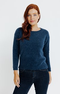 Pull maille chenille