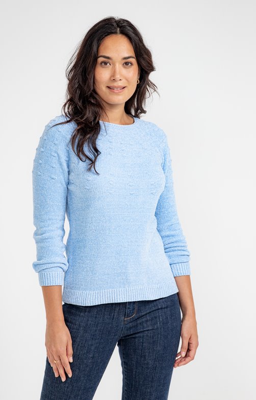 Pull maille chenille