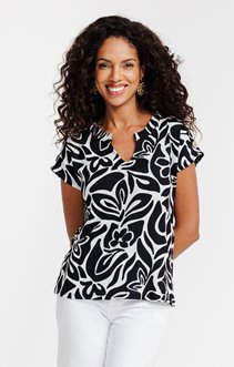 Tee-shirt imprimé manches courtes