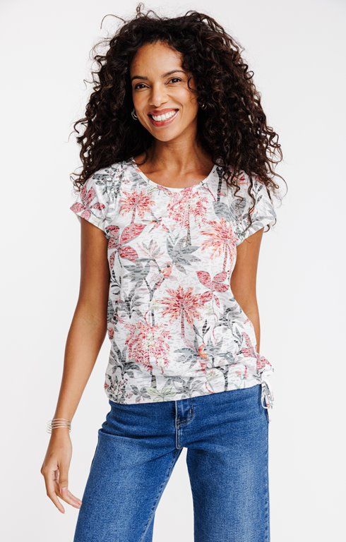 Tee-shirt imprimé manches courtes