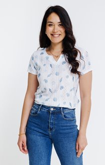 Tee-shirt imprimé manches courtes
