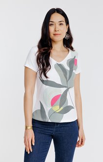 Tee-shirt imprimé manches courtes