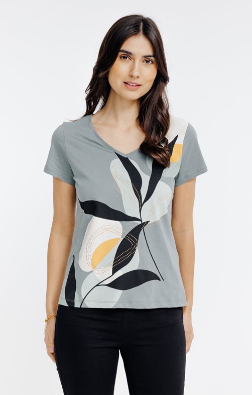 Tee-shirt imprimé manches courtes