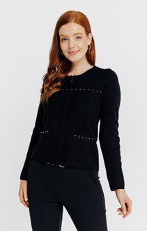 Cardigan zippé