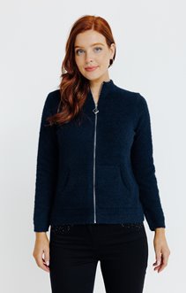 Cardigan zippé