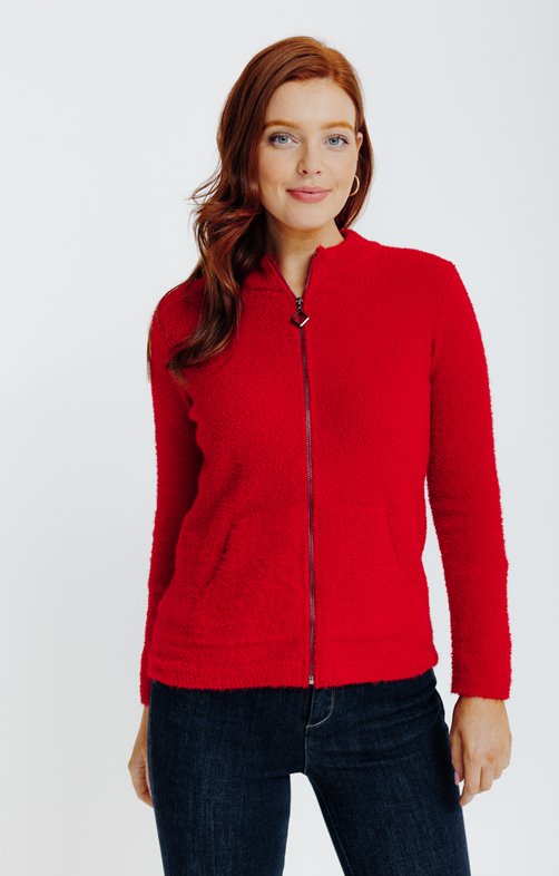 Cardigan zippé