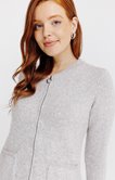 Cardigan zippé 