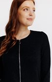 Cardigan zippé