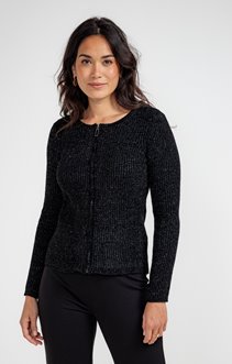 Cardigan zippé