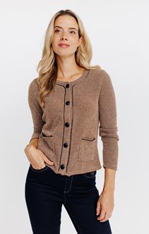 Cardigan boutonné