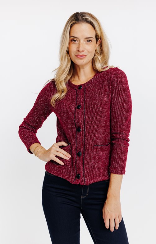 Cardigan boutonné