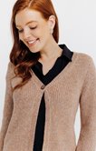 Cardigan maille anglaise