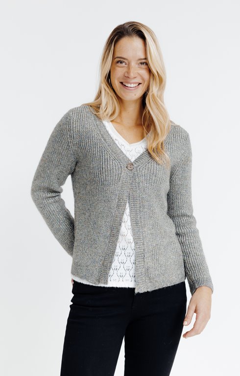 Cardigan maille anglaise