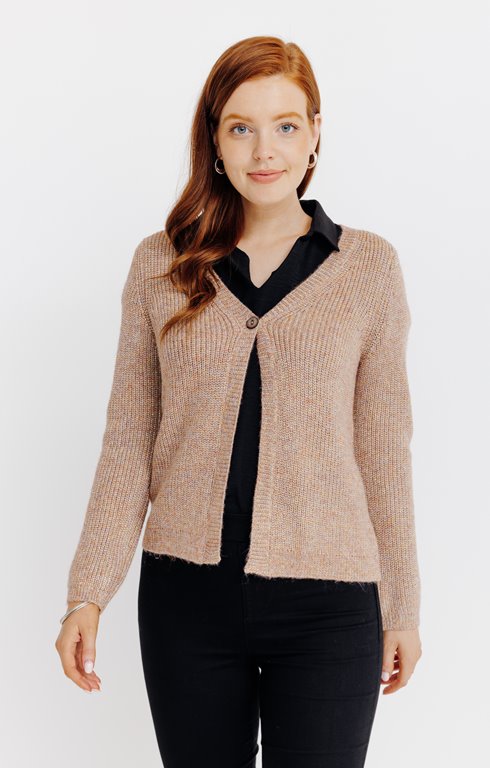 Cardigan maille anglaise