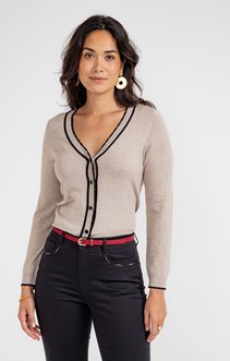 Cardigan boutonné