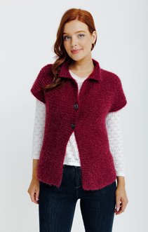 Cardigan maille fluffy