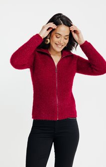 Cardigan col camionneur