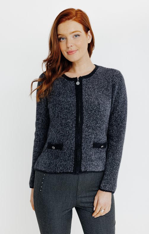 CARDIGAN MATIERE FANTAISIE