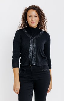 CARDIGAN BANDE FANTAISIE