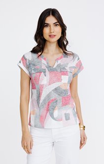 Tee-shirt imprimé manches courtes