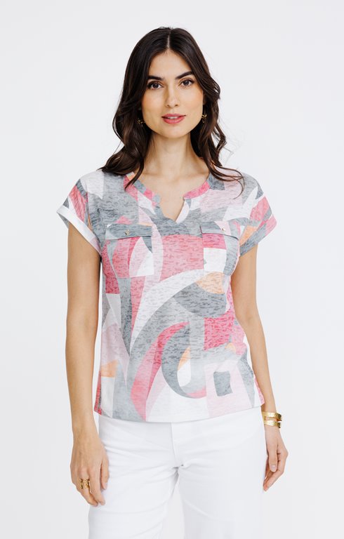 Tee-shirt imprimé manches courtes