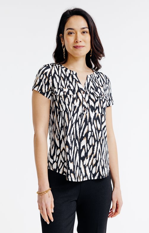 Tee-shirt imprimé manches courtes