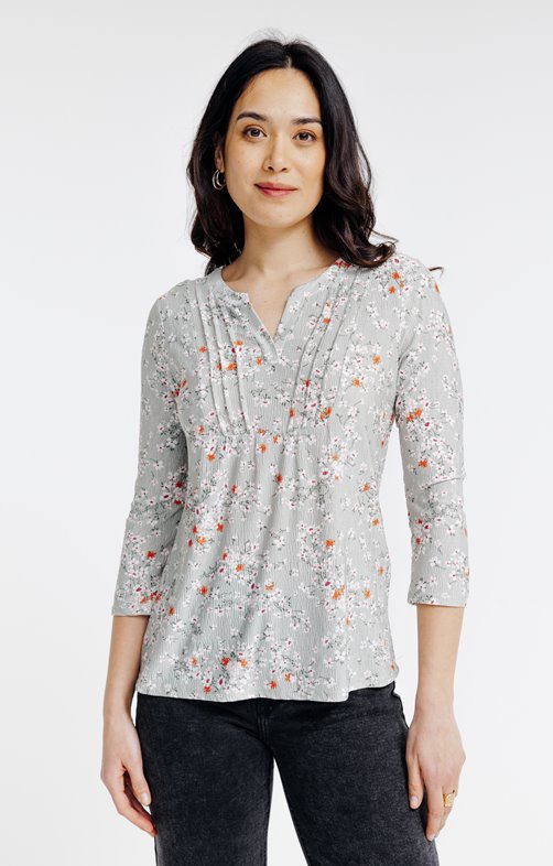 Tee-shirt imprimé manches 3/4