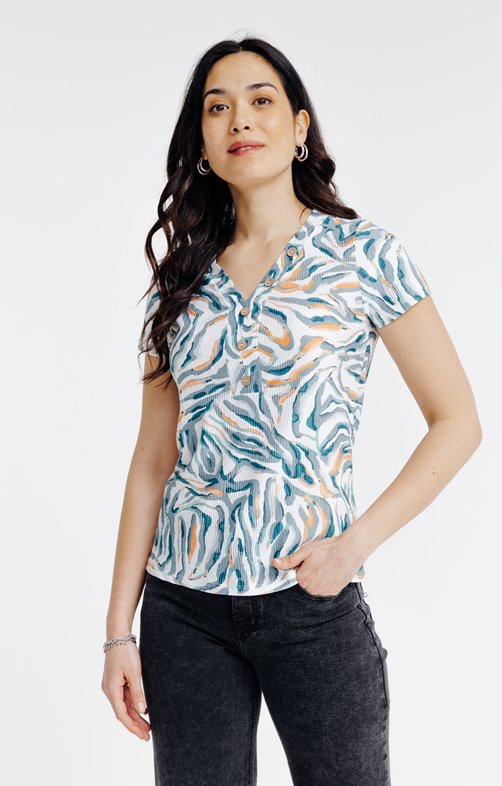 Tee-shirt imprimé manches courtes