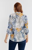 Chemise imprimée feuillage 