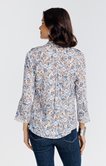 Tunique col chemise  imprimée  ikat 