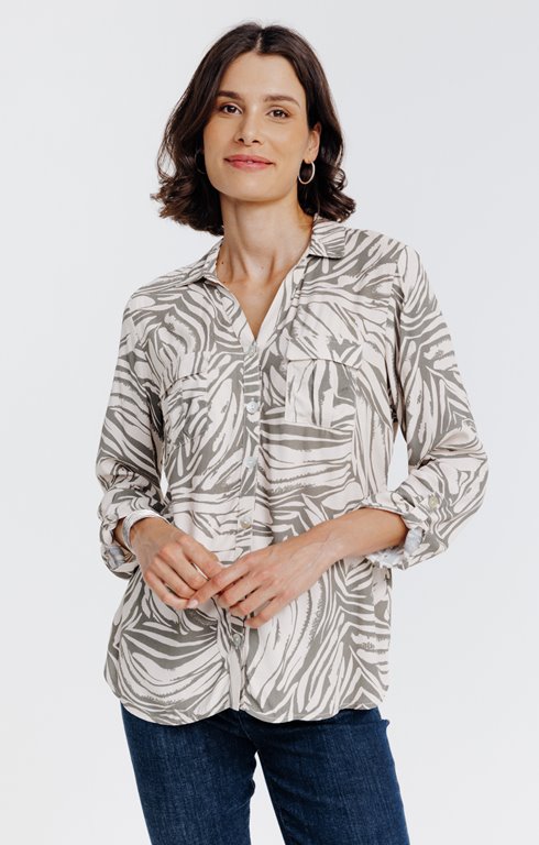 Chemise imprimée  zebre 