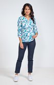 Tunique imprimée  feuillage 