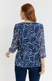 Tunique plissé imprimée 