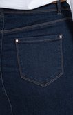 Jupe denim brut avec ceinture