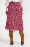 JUPE LONGUE IMPRIMEE DOUBLEE