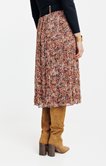 JUPE LONGUE IMPRIMEE AVEC CEINTURE 