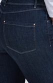 Pantalon 7/8 denim brut zippé